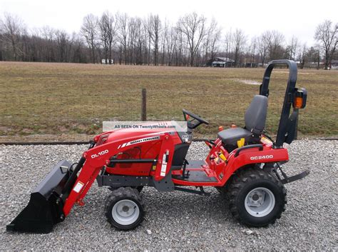 smallest tractor with front loader